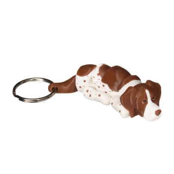 Brelok Wyżeł niemiecki krótkowłosy 3D – brelok z psem, akcesorium do kluczy